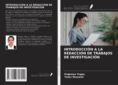 Capa do livro de INTRODUCCIÓN A LA REDACCIÓN DE TRABAJOS DE INVESTIGACIÓN 