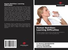 Capa do livro de Human Nutrition: Learning Difficulties 