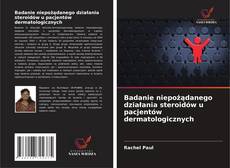 Copertina di Badanie niepożądanego działania steroidów u pacjentów dermatologicznych