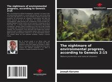 Capa do livro de The nightmare of environmental progress, according to Genesis 2:15 