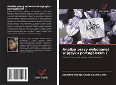 Bookcover of Analiza pracy wykonanej w języku portugalskim i
