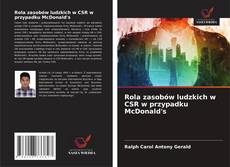 Copertina di Rola zasobów ludzkich w CSR w przypadku McDonald's