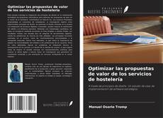 Capa do livro de Optimizar las propuestas de valor de los servicios de hostelería 