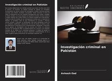 Capa do livro de Investigación criminal en Pakistán 