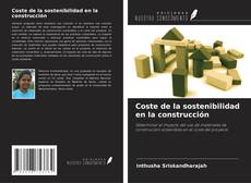 Buchcover von Coste de la sostenibilidad en la construcción