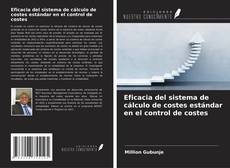 Capa do livro de Eficacia del sistema de cálculo de costes estándar en el control de costes 