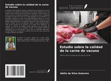 Capa do livro de Estudio sobre la calidad de la carne de vacuno 