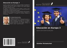 Capa do livro de Educación en Europa 3 
