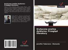 Couverture de Krytyczna analiza dyskursu: Przegląd literatury