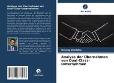 Bookcover of Analyse der Übernahmen von Dual-Class-Unternehmen