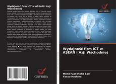 Buchcover von Wydajność firm ICT w ASEAN i Azji Wschodniej