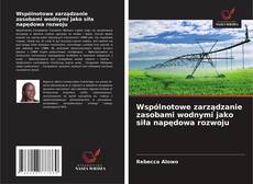 Buchcover von Wspólnotowe zarządzanie zasobami wodnymi jako siła napędowa rozwoju