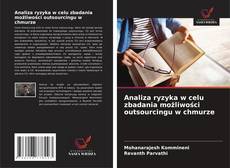 Buchcover von Analiza ryzyka w celu zbadania możliwości outsourcingu w chmurze