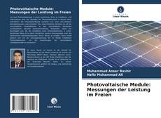 Обложка Photovoltaische Module: Messungen der Leistung im Freien