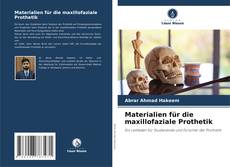 Capa do livro de Materialien für die maxillofaziale Prothetik 