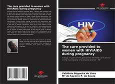 The care provided to women with HIV/AIDS during pregnancy的封面