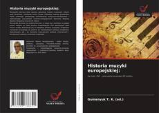 Copertina di Historia muzyki europejskiej: