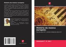 Buchcover von História da música europeia: