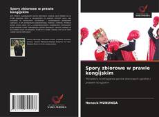 Обложка Spory zbiorowe w prawie kongijskim