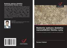 Capa do livro de Badanie wpływu dodatku nanowłókien tlenku cyny 