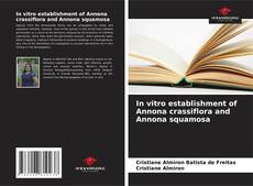Bookcover of In vitro establishment of Annona crassiflora and Annona squamosa