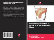 Capa do livro de Considerações sobre a saúde oral na população idosa 
