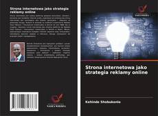 Capa do livro de Strona internetowa jako strategia reklamy online 