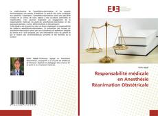 Responsabilité médicale en Anesthésie Réanimation Obstétricale的封面