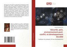 Sécurité, paix, environnement post-conflit, et développement durable的封面