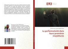 Copertina di La performativité dans leurs premières investitures