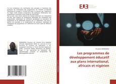 Borítókép a  Les programmes de développement éducatif aux plans international, africain et nigérien - hoz