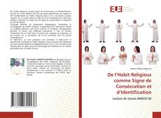 Bookcover of De l’Habit Religieux comme Signe de Consécration et d’Identification