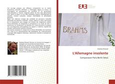 Copertina di L'Allemagne insolente