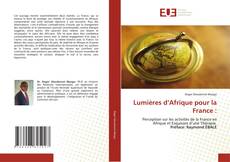 Copertina di Lumières d’Afrique pour la France :