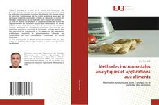 Buchcover von Méthodes instrumentales analytiques et applications aux aliments