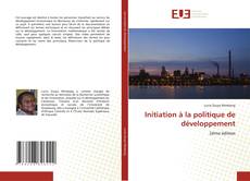 Couverture de Initiation à la politique de développement
