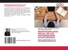 Capa do livro de RESPONSABILIDAD SOCIAL DE LAS UNIVERSIDADES ECUATORIANAS 