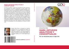 Borítókép a  MARX: ESTUDIOS ANALÍTICOS Y CONCEPTUALES - hoz