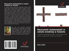 Buchcover von Nauczanie matematyki w szkole średniej w Soweto