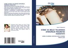 Capa do livro de O‘ZBEK VA INGLIZ TILLARIDAGI AFORIZMLAR PRAGMATIK XUSUSIYATI 