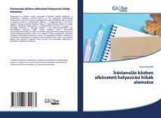 Copertina di Írástanulás közben elkövetett helyesírási hibák elemzése