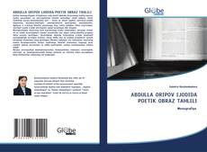 Copertina di ABDULLA ORIPOV IJODIDA POETIK OBRAZ TAHLILI