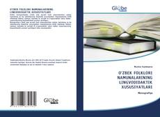 Copertina di O‘ZBEK FOLKLORI NAMUNALARINING LINGVODIDAKTIK XUSUSIYATLARI