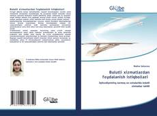 Bulutli xizmatlardan foydalanish istiqbollari kitap kapağı