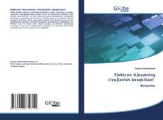 Capa do livro de Elektron tijoratning rivojlanish bosqichlari 