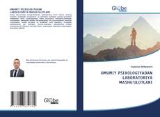 Copertina di UMUMIY PSIXOLOGIYADAN LABORATORIYA MASHG’ULOTLARI