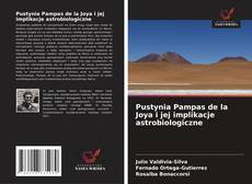 Buchcover von Pustynia Pampas de la Joya i jej implikacje astrobiologiczne