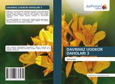 Couverture de DAVRIMIZ IJODKOR DAHOLARI 3