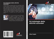 Buchcover von Un'ontologia delle attività aziendali