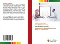 Capa do livro de Saúde do Trabalho: 